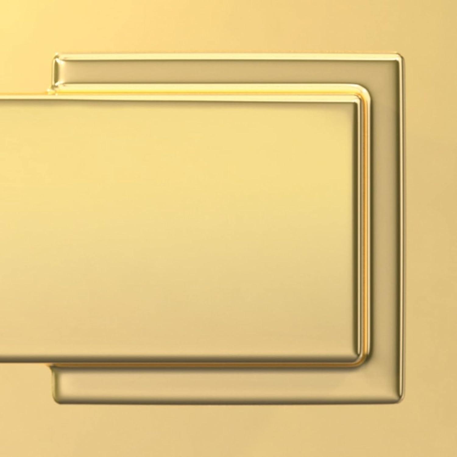 image:imageSCHLAGE Accent Lever with Brookshire Trim Hall and Closet Lock in Bright Brass