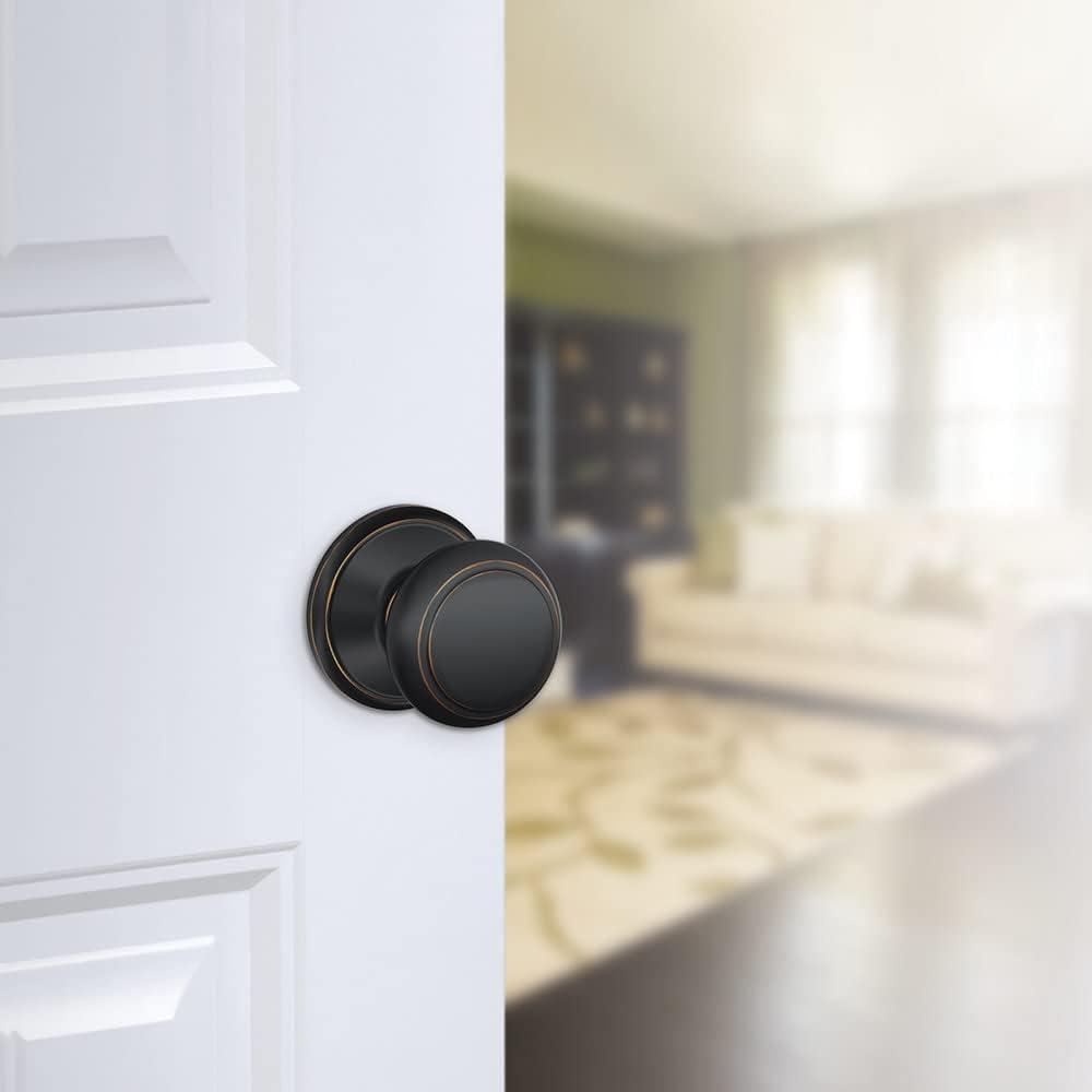 image:imageSCHLAGE Andover Passage Knob Andover Rose Satin Nickel 28 x 28 x 24 inches FA10AND619F10AND619ANDAged Bronze