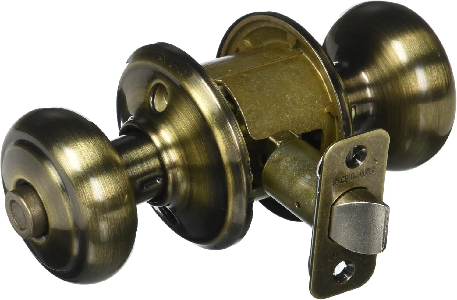 image:imageSCHLAGE Andover Passage Knob Andover Rose Satin Nickel 28 x 28 x 24 inches FA10AND619F10AND619ANDSatin Nickel