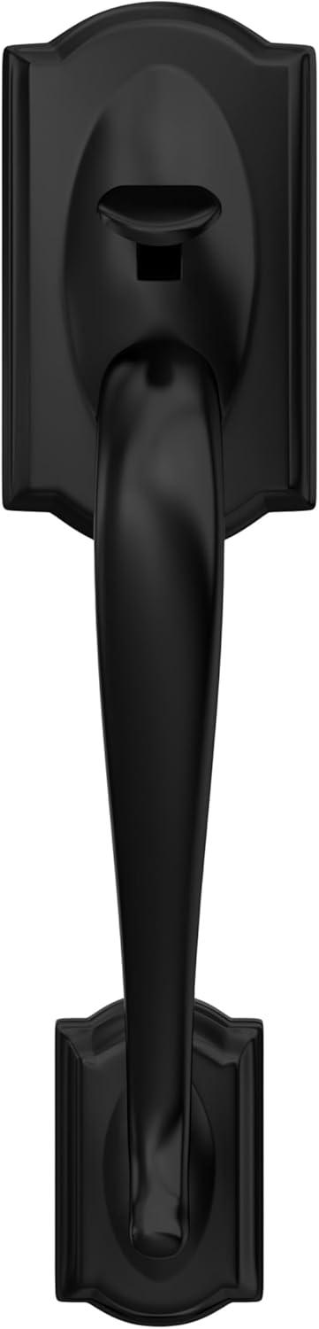 image:imageSCHLAGE FE285 622 Acc CAM LH Lower Half Handleset Camelot Interior Trim Matte BlackMatte Black