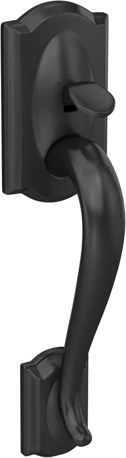 image:imageSCHLAGE FE285 622 Acc CAM LH Lower Half Handleset Camelot Interior Trim Matte BlackMatte Black