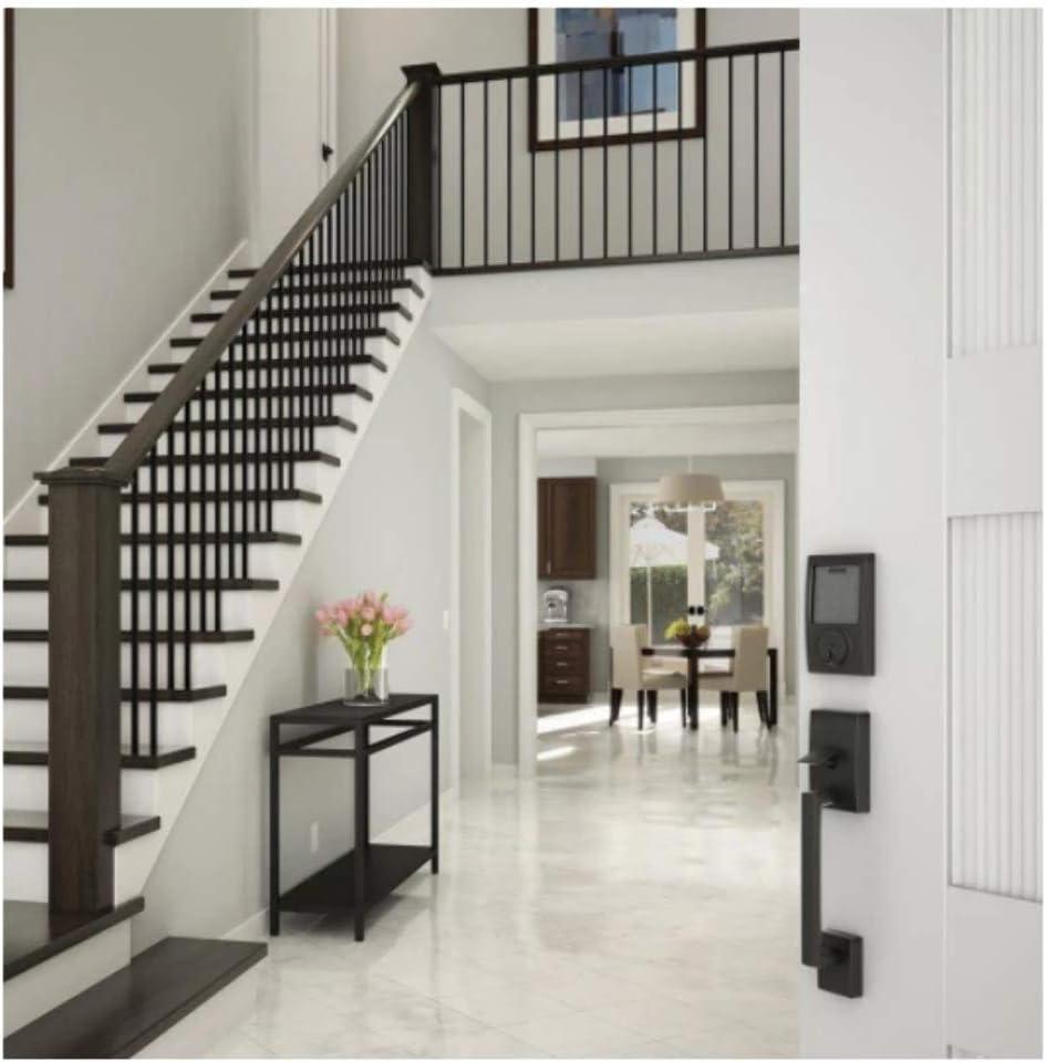 image:imageSCHLAGE Sense Smart Deadbolt With Century Trim Matte Black