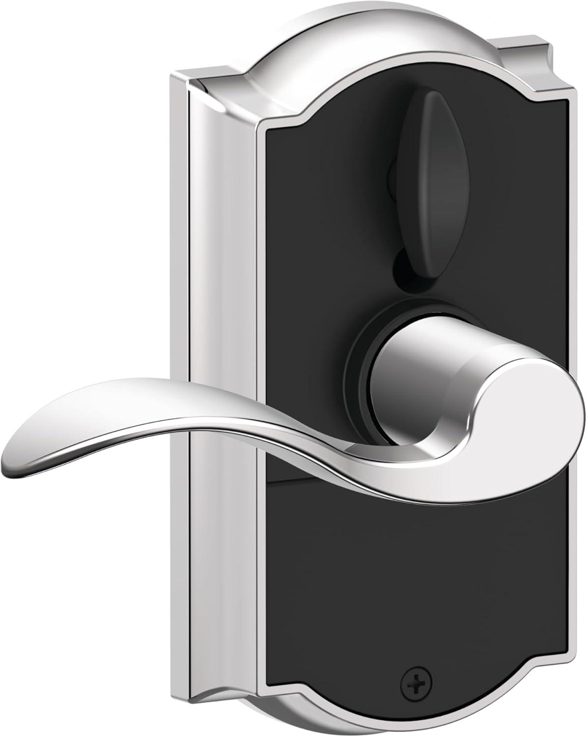 image:imageSCHLAGE Touch Camelot Lock with Accent Lever Bright Chrome FE695 CAM 625 ACCPack of 1