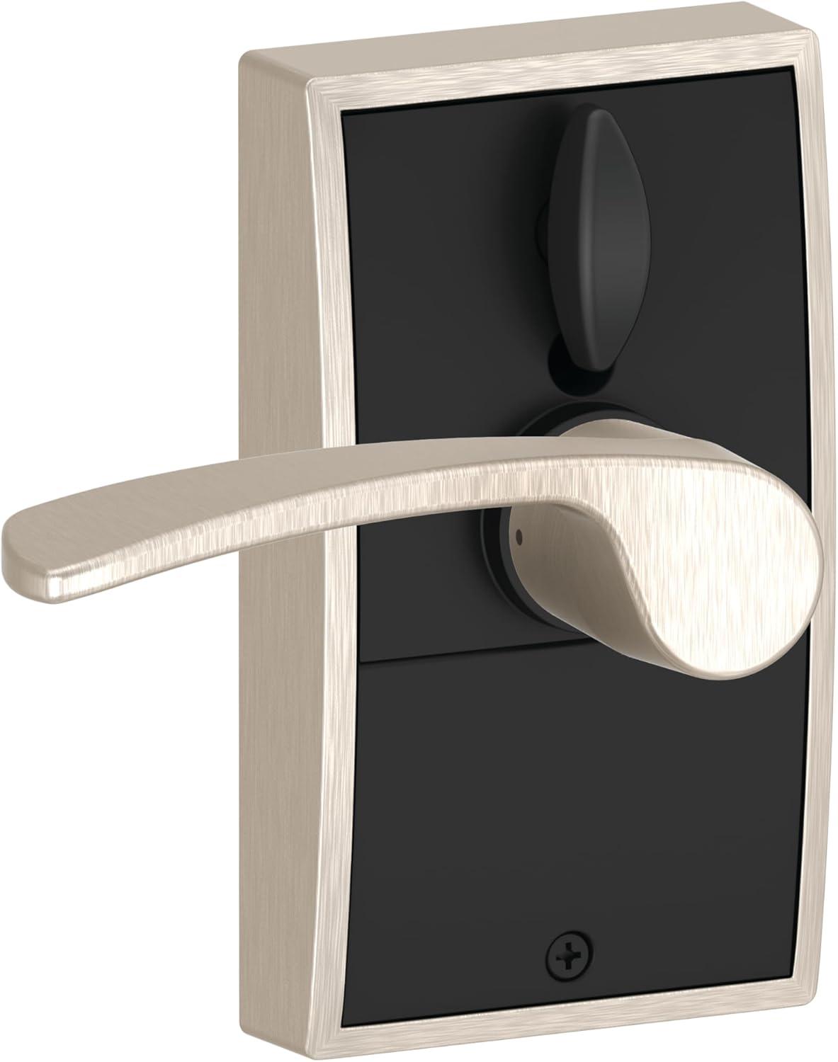 image:imageSCHLAGE Touch Century Lock with Merano Lever Satin Nickel FE695 CEN 619 MERPack of 1