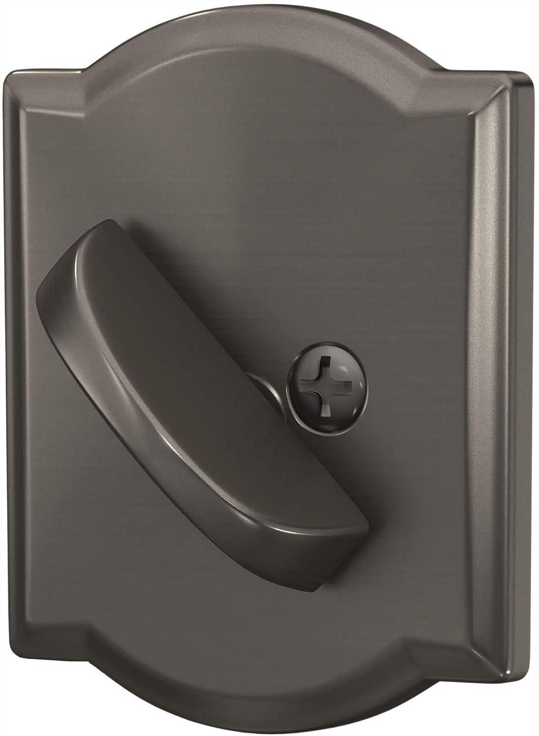 image:imageSchlage B60 N CAM 716 Deadbolt with Camelot Trim Keyed 1 Side Highest Residential Security Aged Bronze
