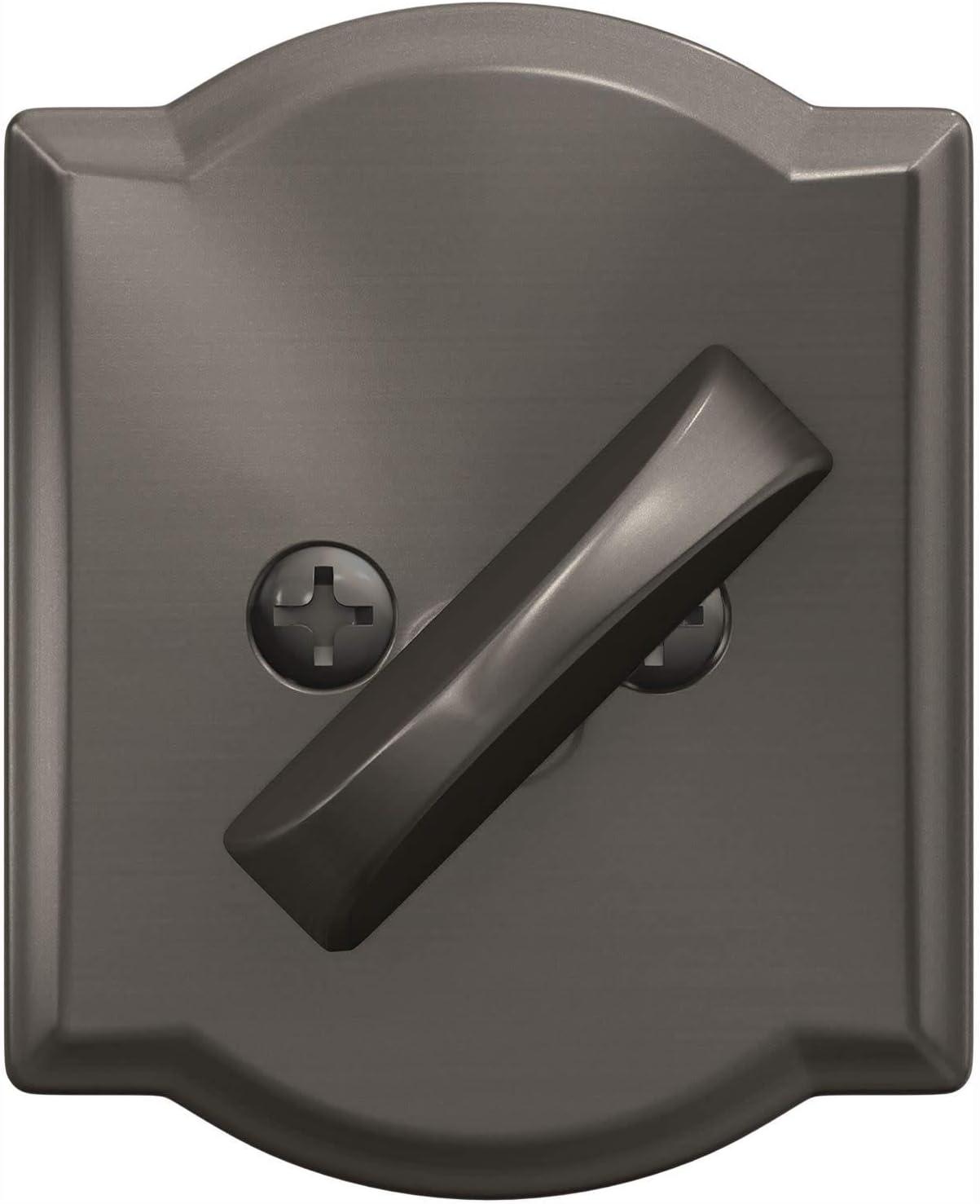 image:imageSchlage B60 N CAM 716 Deadbolt with Camelot Trim Keyed 1 Side Highest Residential Security Aged Bronze
