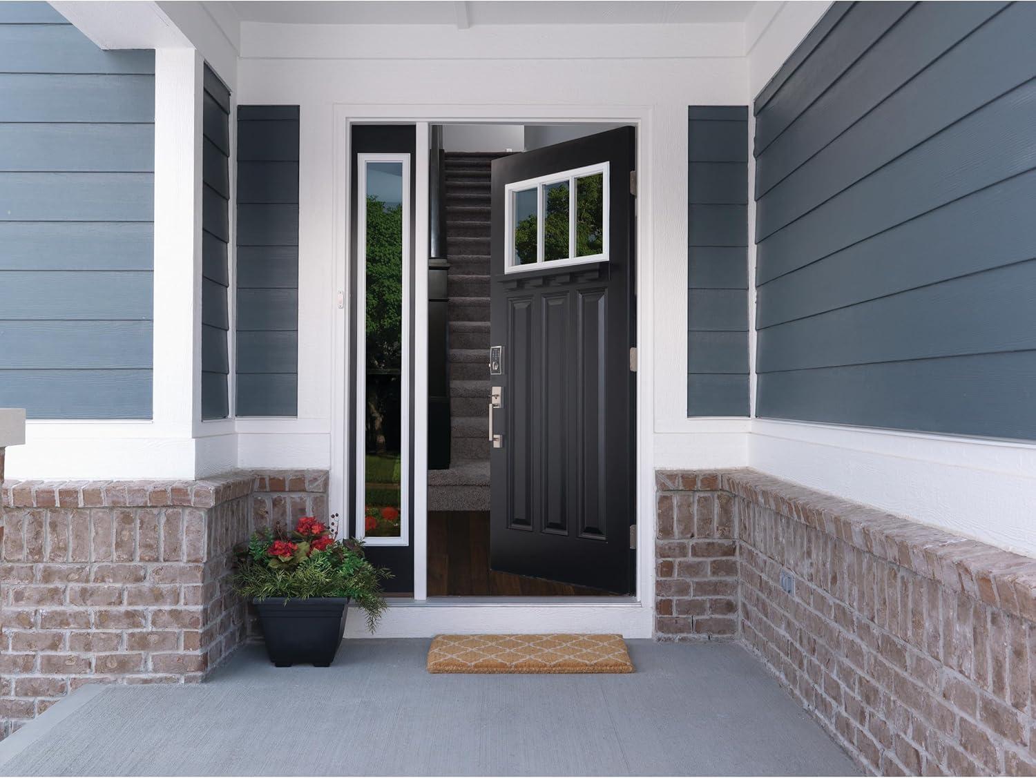 image:imageSchlage BE375 CAM 619 Touch Camelot Deadbolt Electronic Keyless Entry Lock Satin NickelSatin Nickel