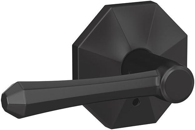 image:imageSchlage Custom FC21 DMP 619 RWD Dempsey Lever with Rosewood Trim HallCloset and BedBath Lock Satin NickelMatte Black