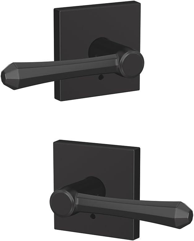image:imageSchlage Custom FC21 DMP 619 RWD Dempsey Lever with Rosewood Trim HallCloset and BedBath Lock Satin NickelMatte Black