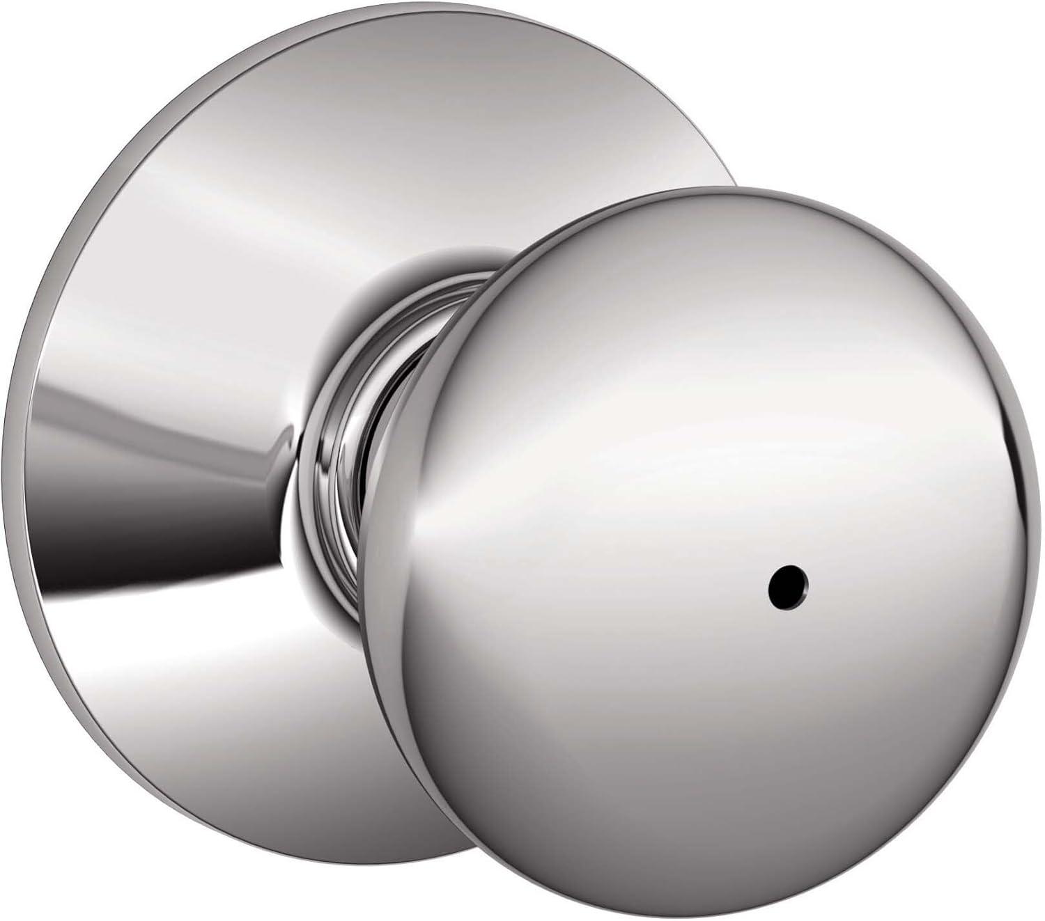 image:imageSchlage F10 PLY 620 CAM Camelot Collection Plymouth Passage Knob Antique PewterBright Chrome