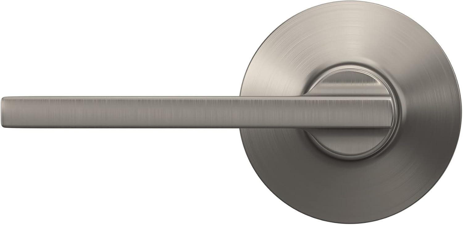 image:imageSchlage F10 V LAT 619 Latitude Door Lever Hall amp Closet Passage Lock Satin NickelNickel