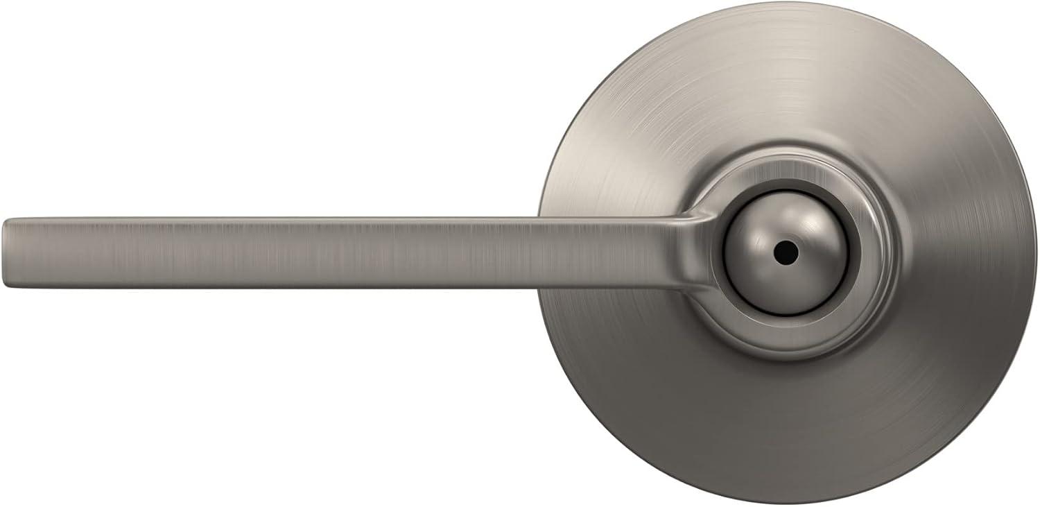 image:imageSchlage F10 V LAT 619 Latitude Door Lever Hall amp Closet Passage Lock Satin NickelNickel