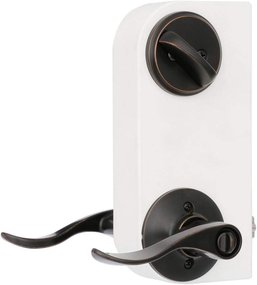 image:imageSchlage FB50N V Acc 716 Single Cylinder Deadbolt and Keyed Entry Accent Lever Aged BronzeNo Size