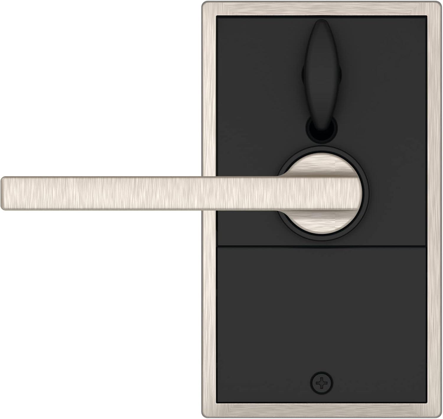 image:imageSchlage FE695 CEN 619 LAT Touch Century Lock with Latitude Lever Electronic Keyless Entry Lock Satin NickelSatin Nickel