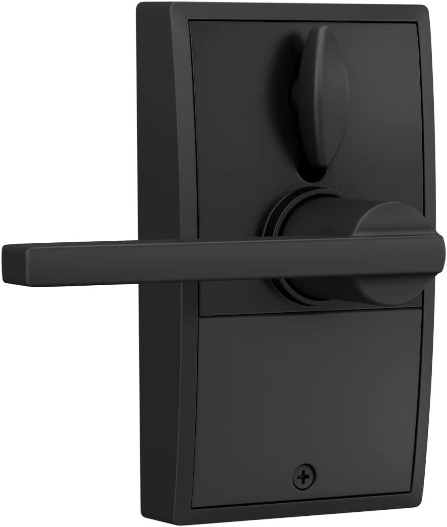 image:imageSchlage FE695 CEN 622 LAT Touch Century Lock with Latitude Lever Electronic Keyless Entry Lock Matte BlackMatte Black