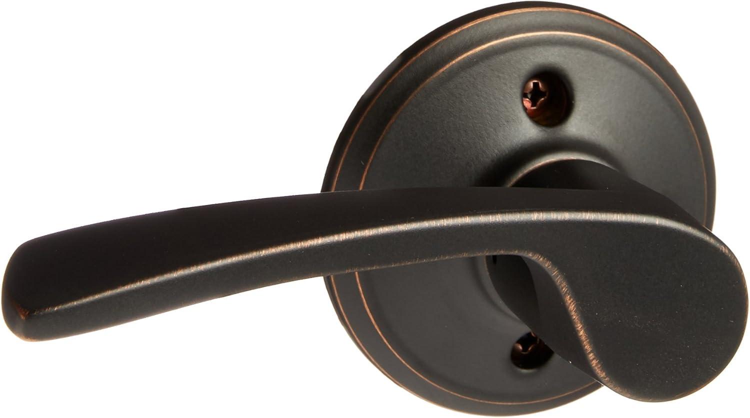 image:imageSchlage Lock Company F10MER619GRW F10 Series Merano w Greenwich Rose Passage Door Lock Satin NickelAged Bronze