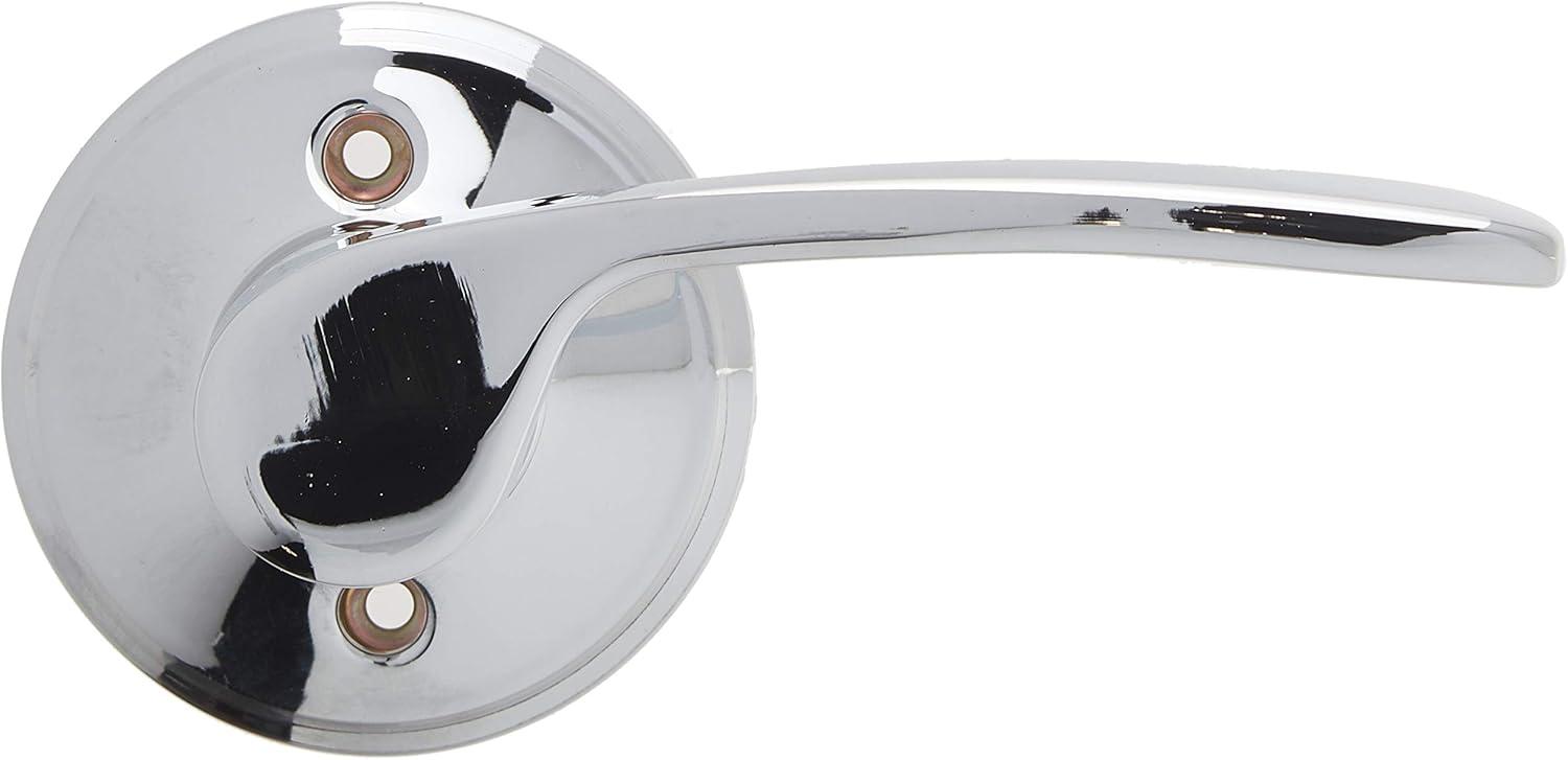 image:imageSchlage Lock Company F10MER619GRW F10 Series Merano w Greenwich Rose Passage Door Lock Satin NickelBright Chrome