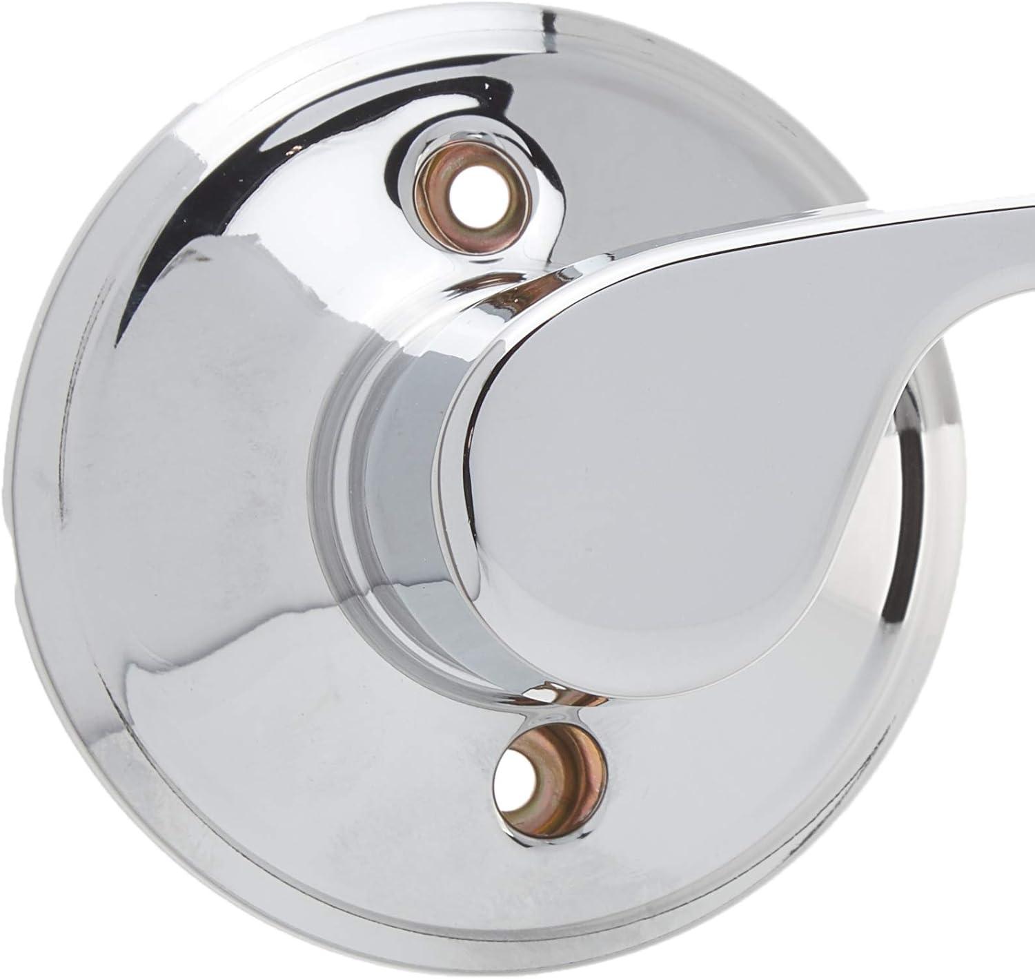 image:imageSchlage Lock Company F10MER619GRW F10 Series Merano w Greenwich Rose Passage Door Lock Satin NickelBright Chrome