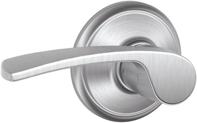 image:imageSchlage Lock Company F10MER619GRW F10 Series Merano w Greenwich Rose Passage Door Lock Satin NickelSatin Chrome