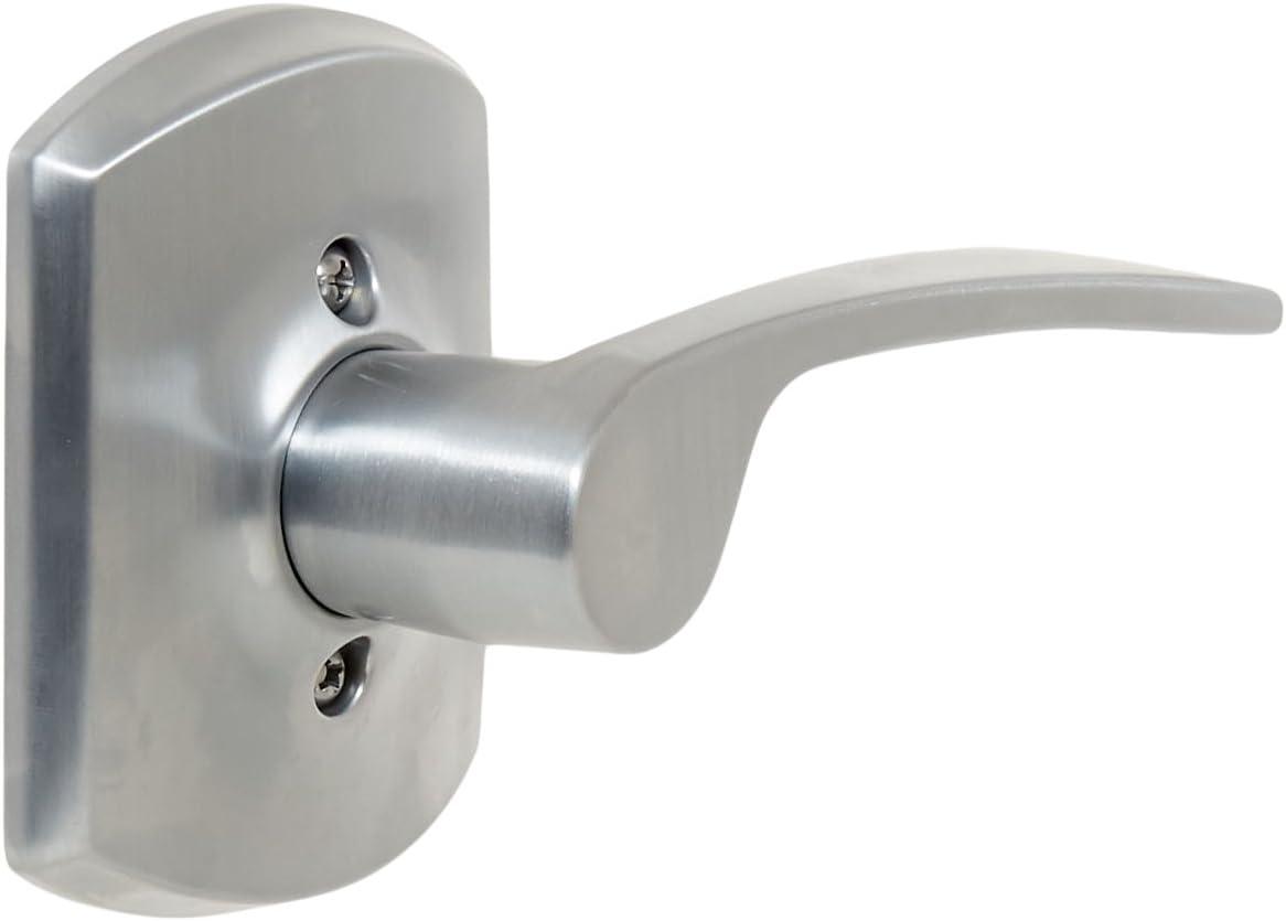 image:imageSchlage Lock Company F10MER619GRW F10 Series Merano w Greenwich Rose Passage Door Lock Satin NickelSatin Chrome