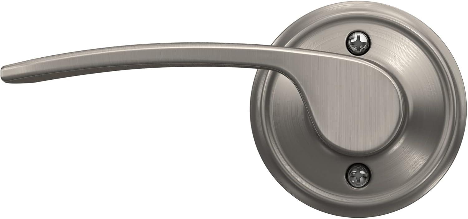 image:imageSchlage Lock Company F10MER619GRW F10 Series Merano w Greenwich Rose Passage Door Lock Satin NickelSatin Nickel