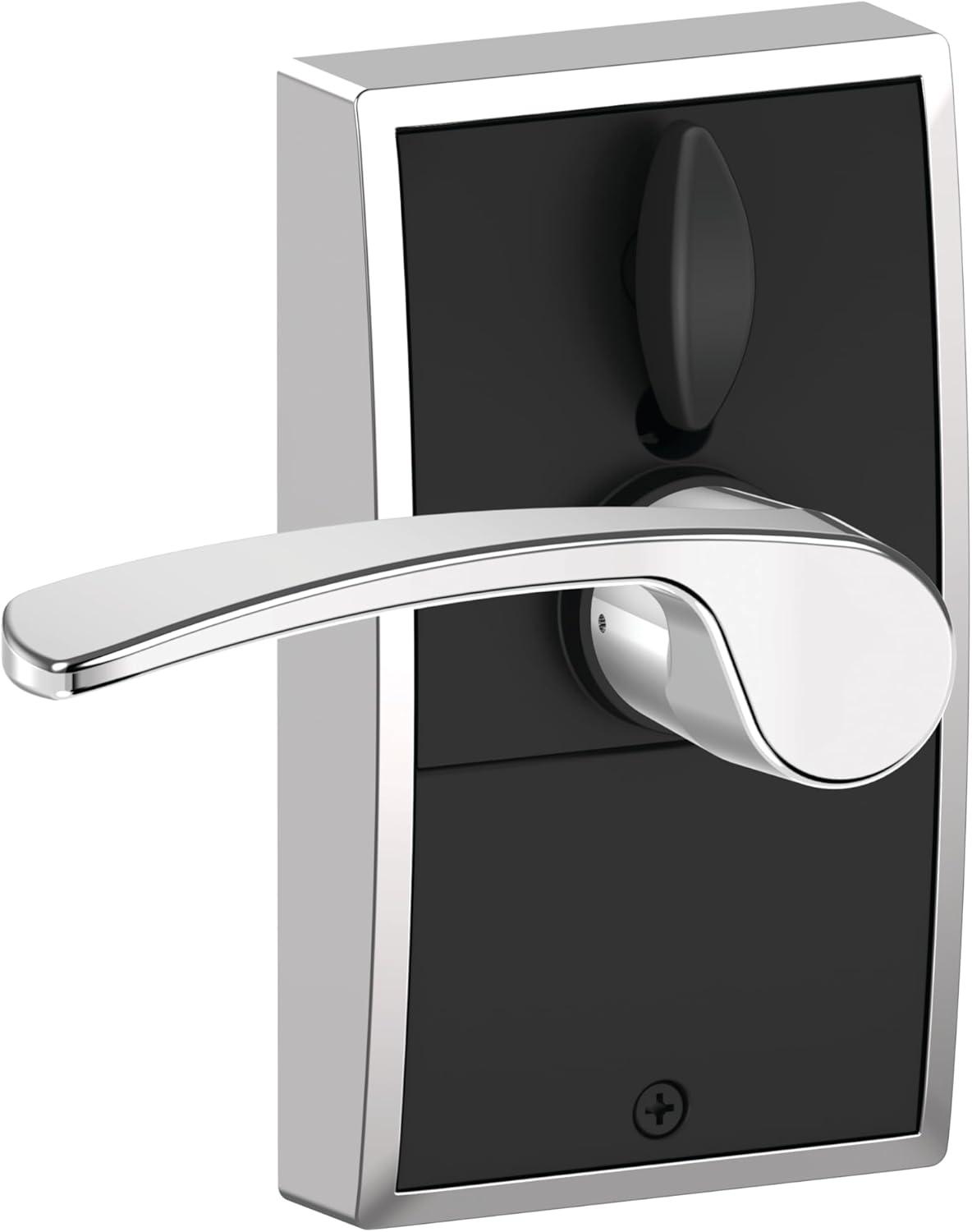 image:imageSchlage Touch Century Lock with Merano Lever Bright Chrome FE695 CEN 625 MERBright Chrome