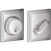 image:imageSCHLAGE Lock Company Single Cylinder Deadbolt with Addison Trim Bright Chrome B60 N ADD 625