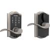 image:imageSCHLAGE Touch Camelot Lock with Accent Lever Satin Nickel FE695 CAM 619 ACCSatin Nickel