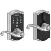 image:imageSCHLAGE Touch Camelot Lock with Flair Lever Satin Chrome FE695 CAM 626 FLA