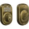image:imageSchlage BE365 V PLY 609 Plymouth Keypad Deadbolt Electronic Keyless Entry Lock Antique Brass