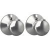 image:imageSchlage F10 PLY 620 CAM Camelot Collection Plymouth Passage Knob Antique PewterBright Chrome