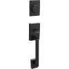 image:imageSchlage F92CEN Century Dummy Exterior Handleset from The FSeries Matte Black