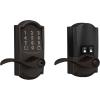 image:imageSchlage FE789WB CEN 622 LAT Encode WiFi Latitude Lever Smart Lock Keyless Entry Touchscreen Door Lock with Century Trim Matte BlackAged Bronze