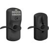 image:imageSchlage Plymouth Keypad Entry with FlexLock and Accent LeverKnob Matte Black FE595 PLY 622 Acc