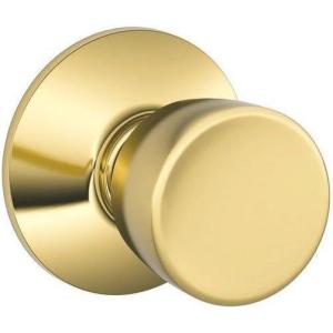 SCHLAGE Bell Knob Pass 16080 10027(Bright Brass)