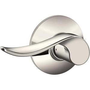 SCHLAGE F10 SAC 618 Sacramento Lever Hall and Closet, Polished Nickel 2.7″ x 5.2″ x 2.8″(Polished Nickel)