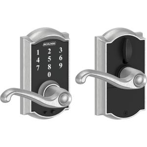 SCHLAGE Touch Camelot Lock with Flair Lever (Satin Chrome) FE695 CAM 626 FLA