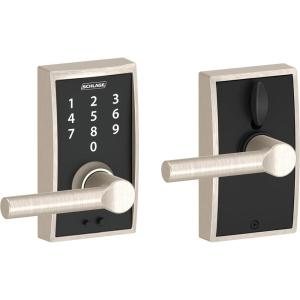 SCHLAGE Touch Century Lock with Broadway Lever (Satin Nickel) FE695 CEN 619 BRW(Satin Nickel)