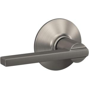 Schlage F10 V LAT 619 Latitude Door Lever, Hall & Closet Passage Lock, Satin Nickel(Nickel)