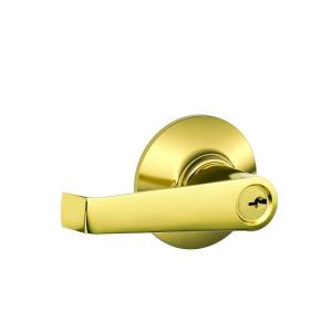 Schlage F51A ELA 605 F-Series Keyed Entry Lock, Zinc