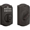 image:imageSchlage BE365 V CAM 716 Camelot Keypad Deadbolt Electronic Keyless Entry Lock Aged Bronze