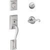 image:imageSCHLAGE Addison Single Cylinder Handleset and Left Hand Flair Lever Bright Chrome F60 ADD 625 FLA LH