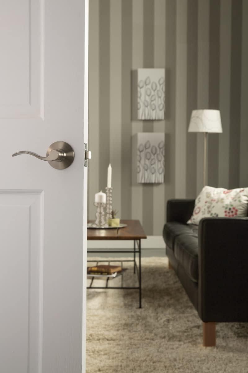 image:imageSCHLAGE F51A ACC 626 Accent Keyed Lever Satin ChromeKeyed Entry