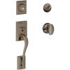 image:imageAddison Single Cylinder Handleset and Siena Knob Antique Pewter F60 ADD 620 SIE