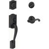 image:imageSCHLAGE Lock Company Camelot Single Cylinder Handleset and Left Hand Flair Lever Aged Bronze F60 CAM 716 FLA LH