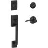 image:imageSchlage F60 CEN 716 Acc RH Century Handle Set with Accent Lever Interior Right Hand Aged Bronze