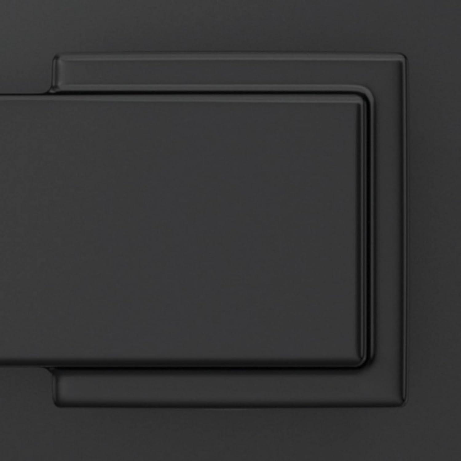 image:imageSchlage F10 ACC 622 ADD Accent Door Lever with Addison Trim Hall amp Closet Passage Lock Matte BlackPassage