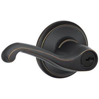 image:imageSCHLAGE F51A FLA 716 Flair Lever Keyed Entry Lock Aged BronzeStandard