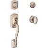 image:imageSCHLAGE F60 V CAM 619 SIE Camelot Satin Nickel Handleset with Siena Interior Knob