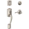 image:imageSCHLAGE Lock Company Camelot Single Cylinder Handleset and Right Hand Accent Lever Satin Nickel F60 CAM 619 ACC RH
